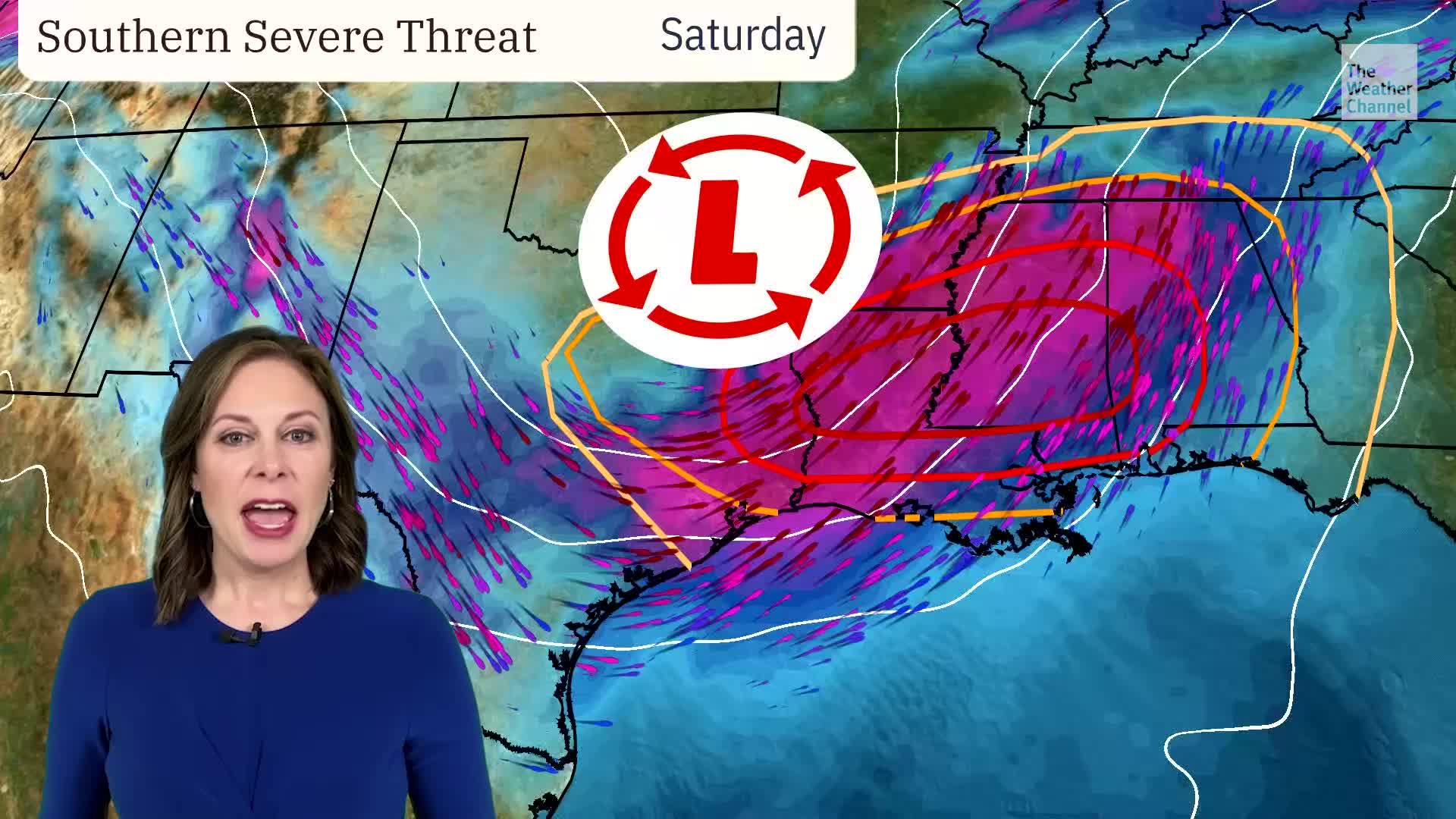 Tornado Outbreak Likely Today Across South, Gulf Coast