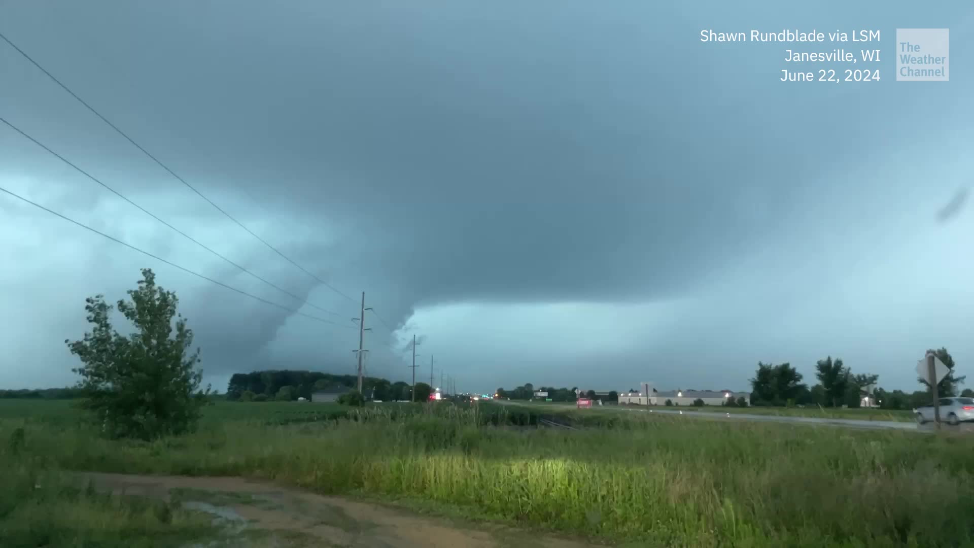 Tornado Takes Down Huge Trees, Power Lines In Wisconsin