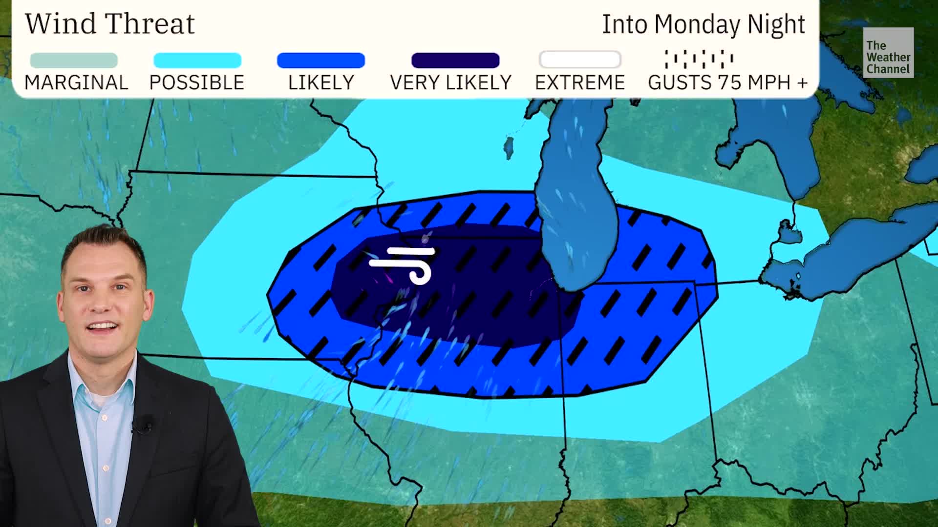 Tornadoes, Wind Damage, Flooding, Hail Possible Into Tuesday