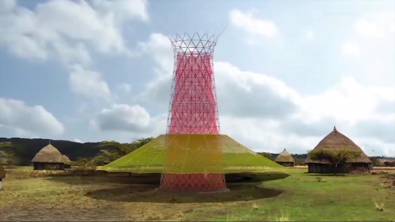 Tower Turns Air into Clean Water