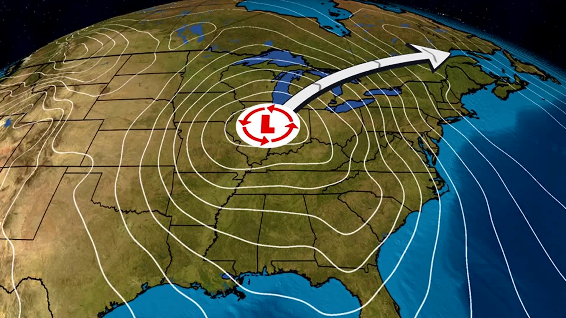 Tracking Winter Storm Finn As It Spans The U.S.
