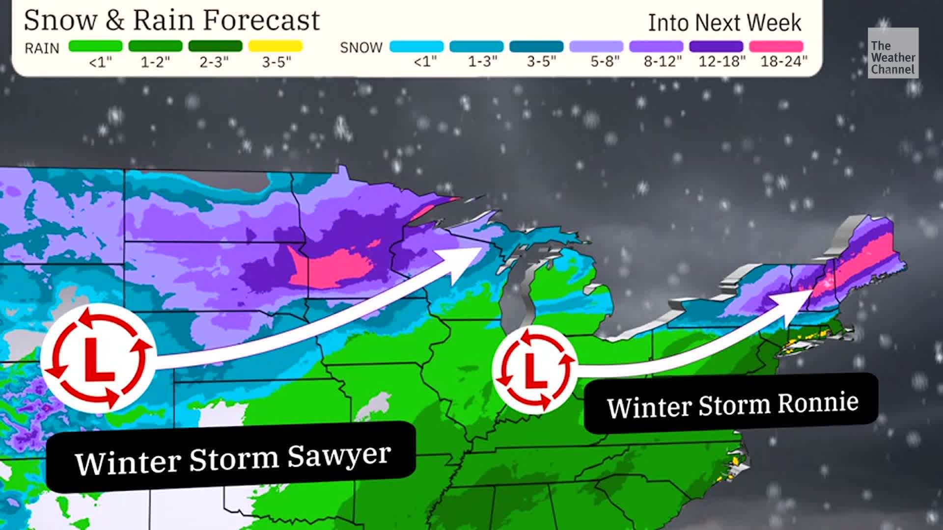 Two Winter Storms To Bring Snow This Weekend