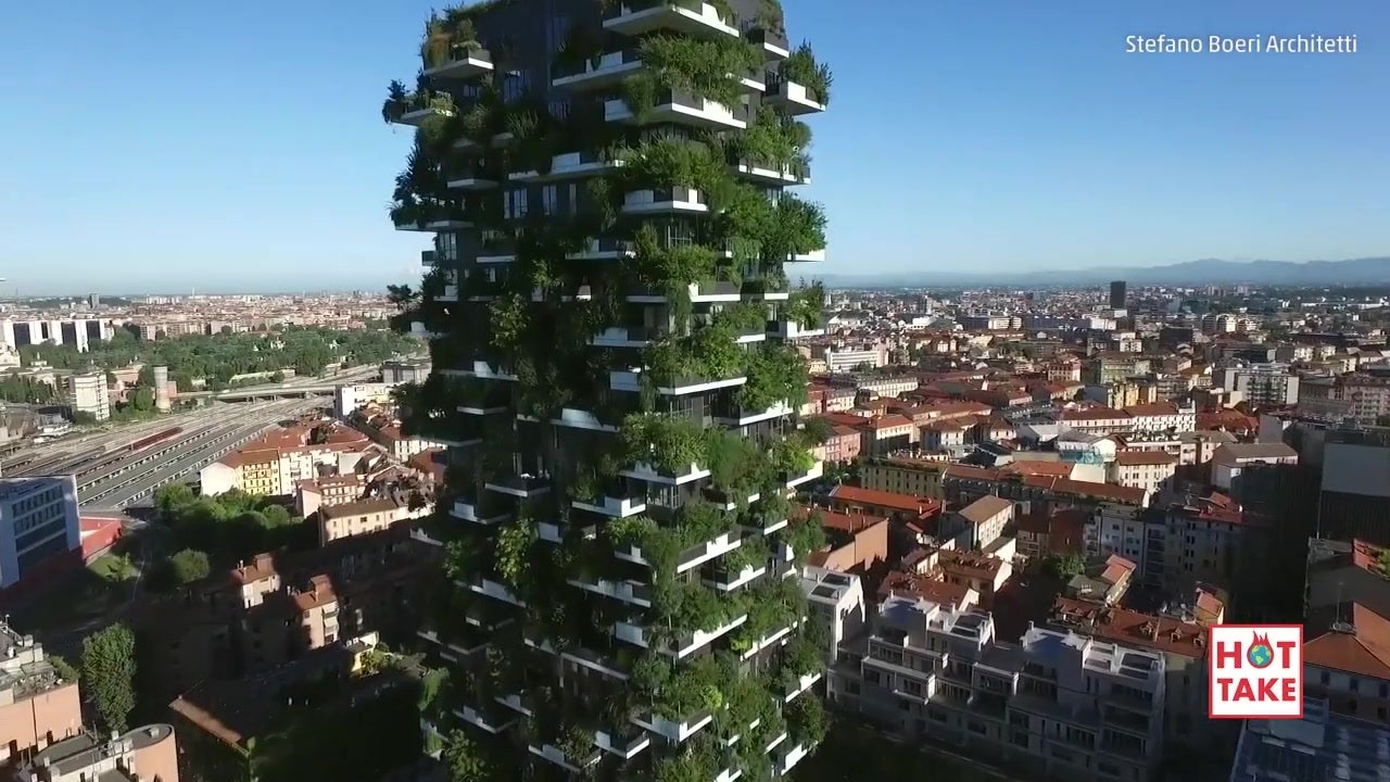 Vertical Forest Helps Fight Pollution