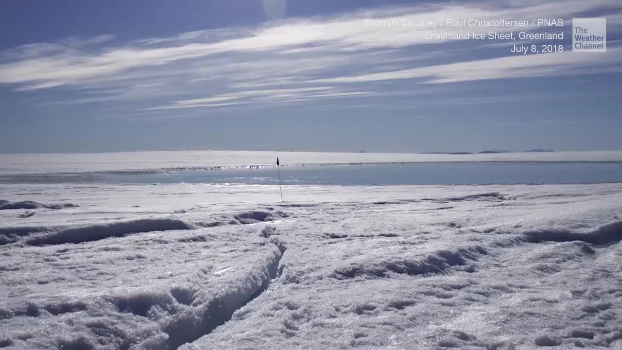 Video of Draining Lake on Greenland Ice Sheet Shows Why We Should Be Worried
