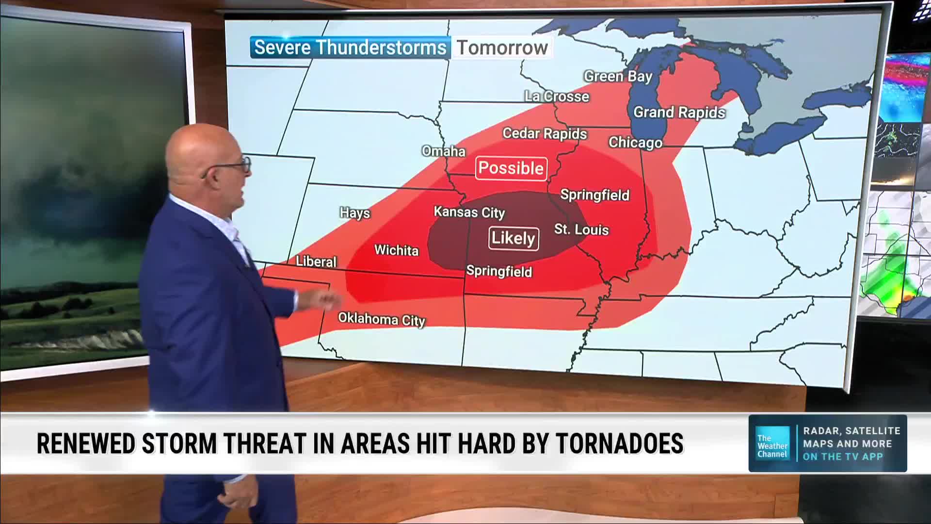 Severe threat returns to Plains, Midwest on Saturday