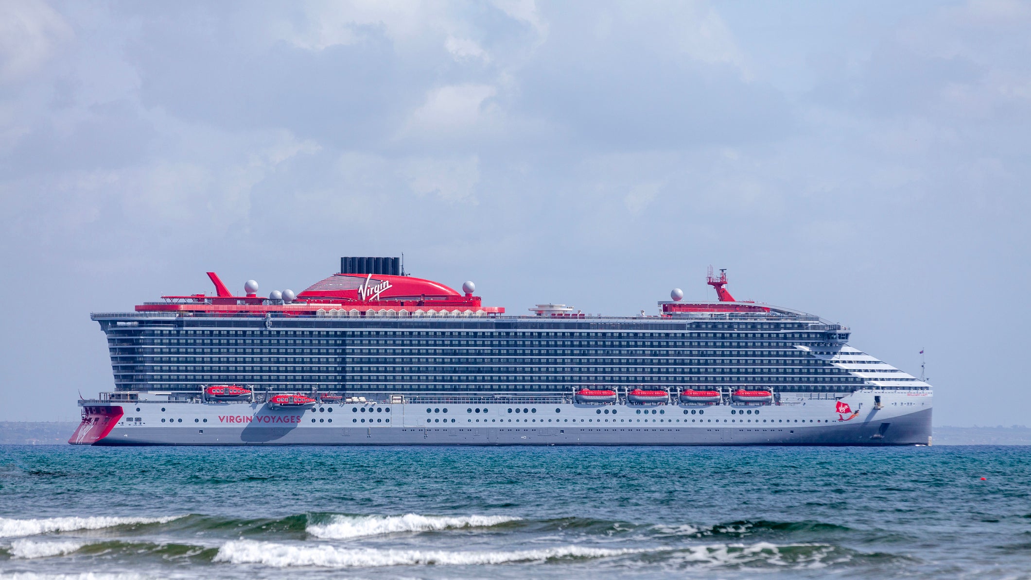 Virgin Voyages 'Brilliant Lady' cruise ship first launched in 2025.