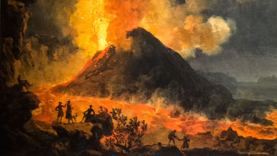 Eruption of Vesuvius by Pierre Jacques Volaire in 1771.