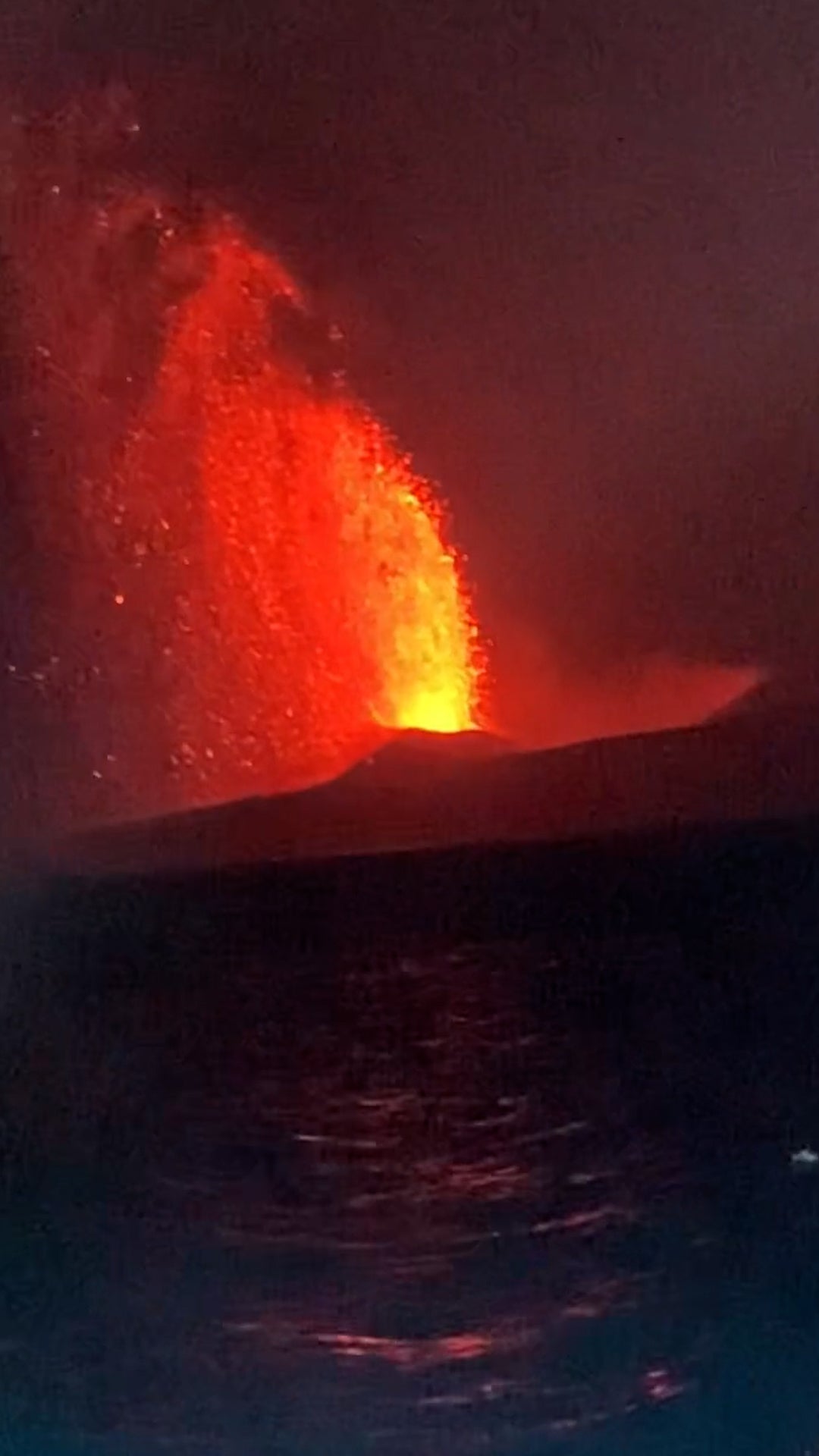 Volcano erupts in Indonesia