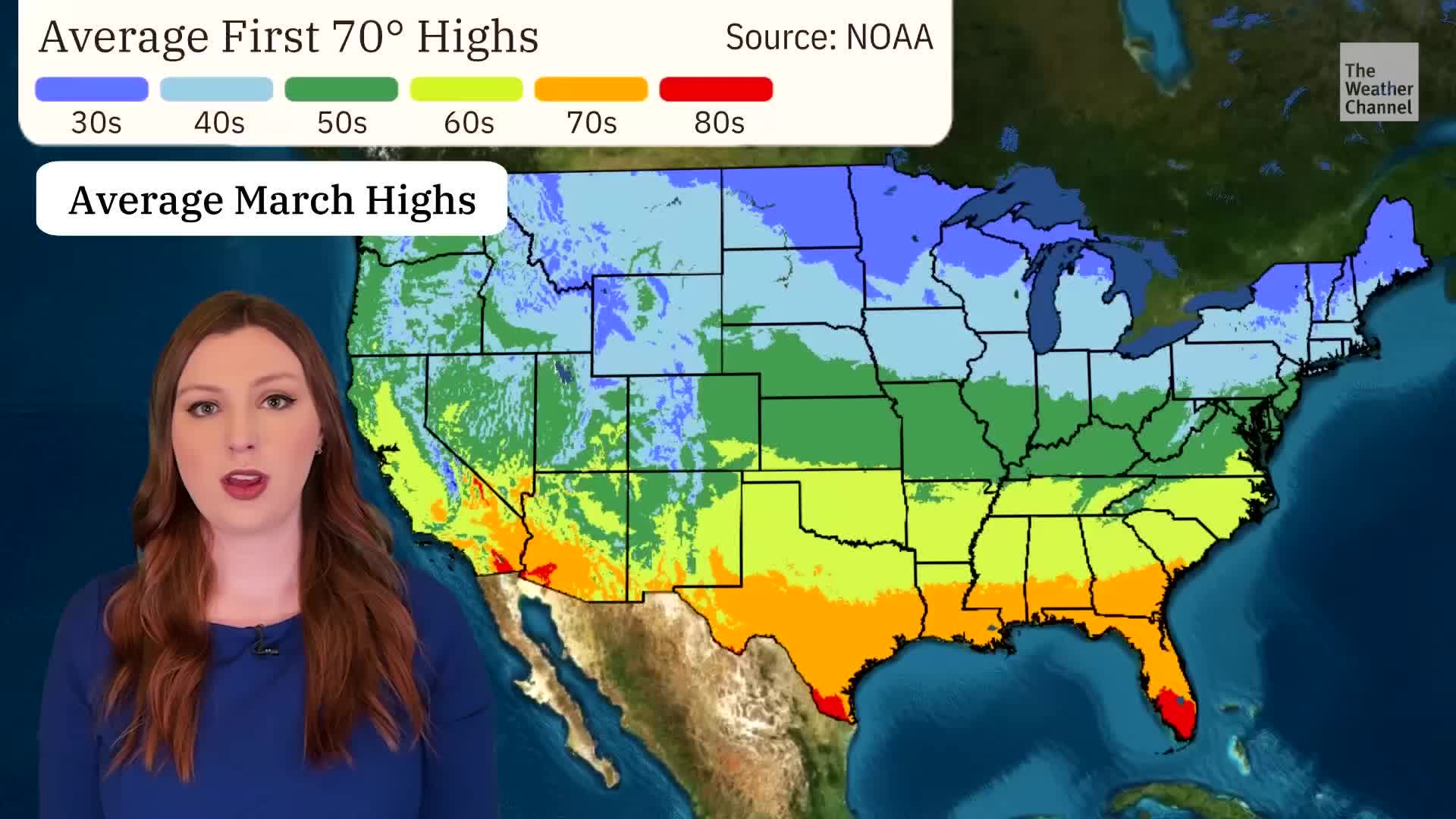 Warming Spring Temperatures Brings First 70s And 80s Soon