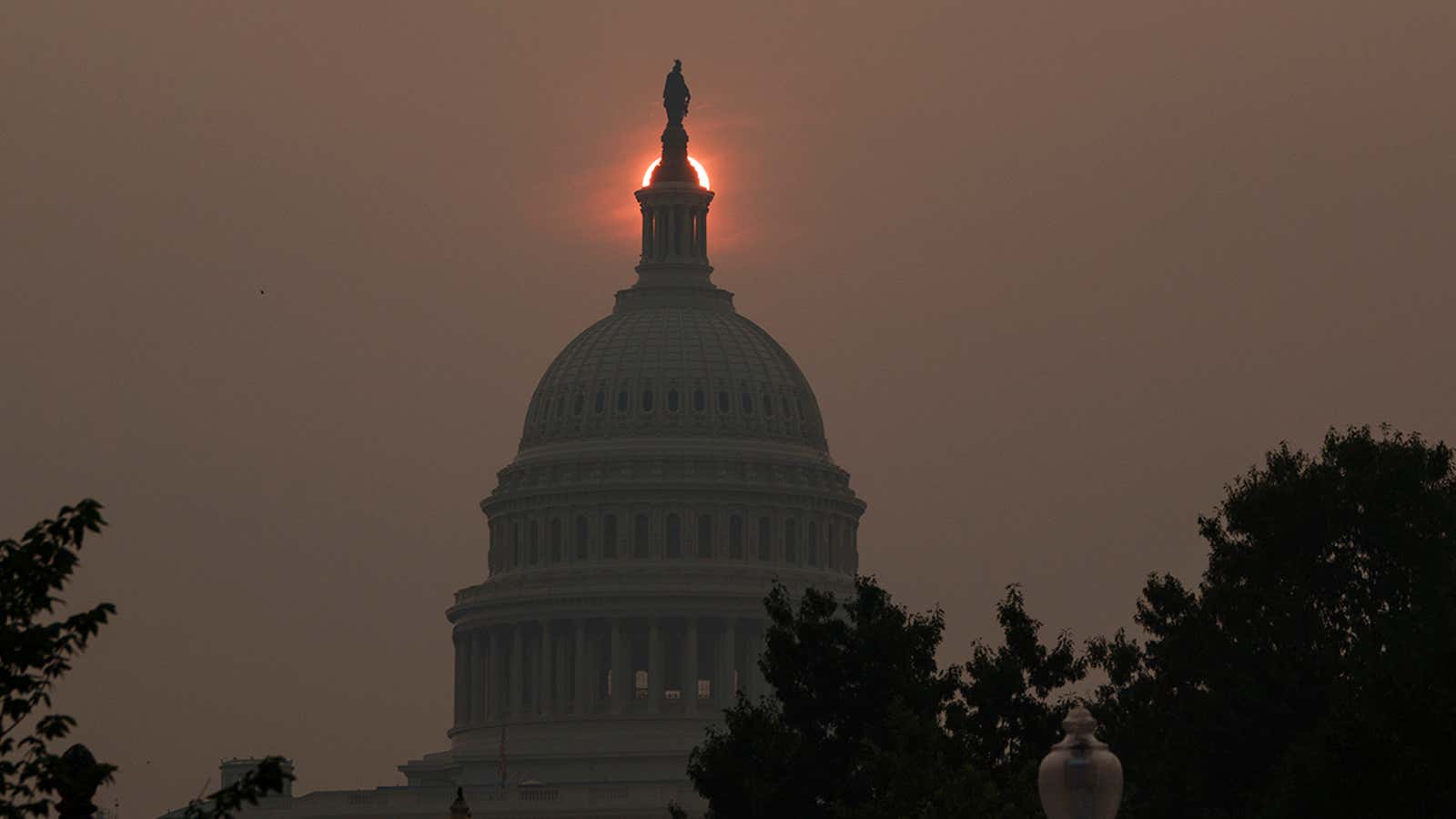 Washington D.C. wildfire smoke