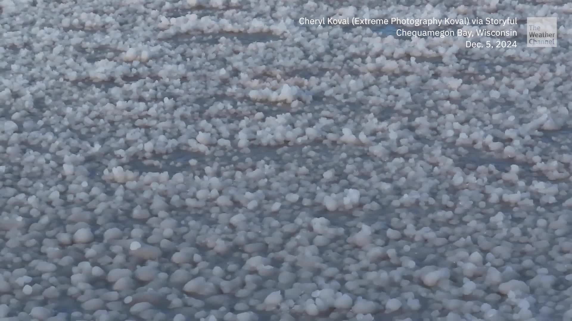 Watch As Large Balls Of Ice Crash Against Wisconsin&rsquo;s Shores