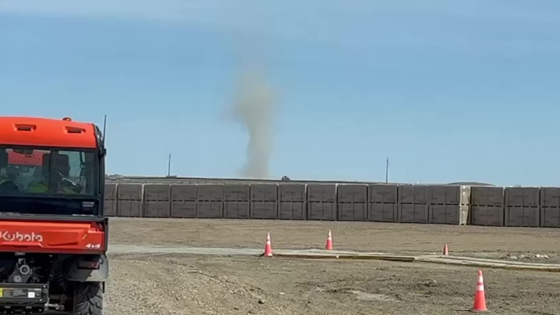 Watch: Dust Devil Dances Across Rural Alberta