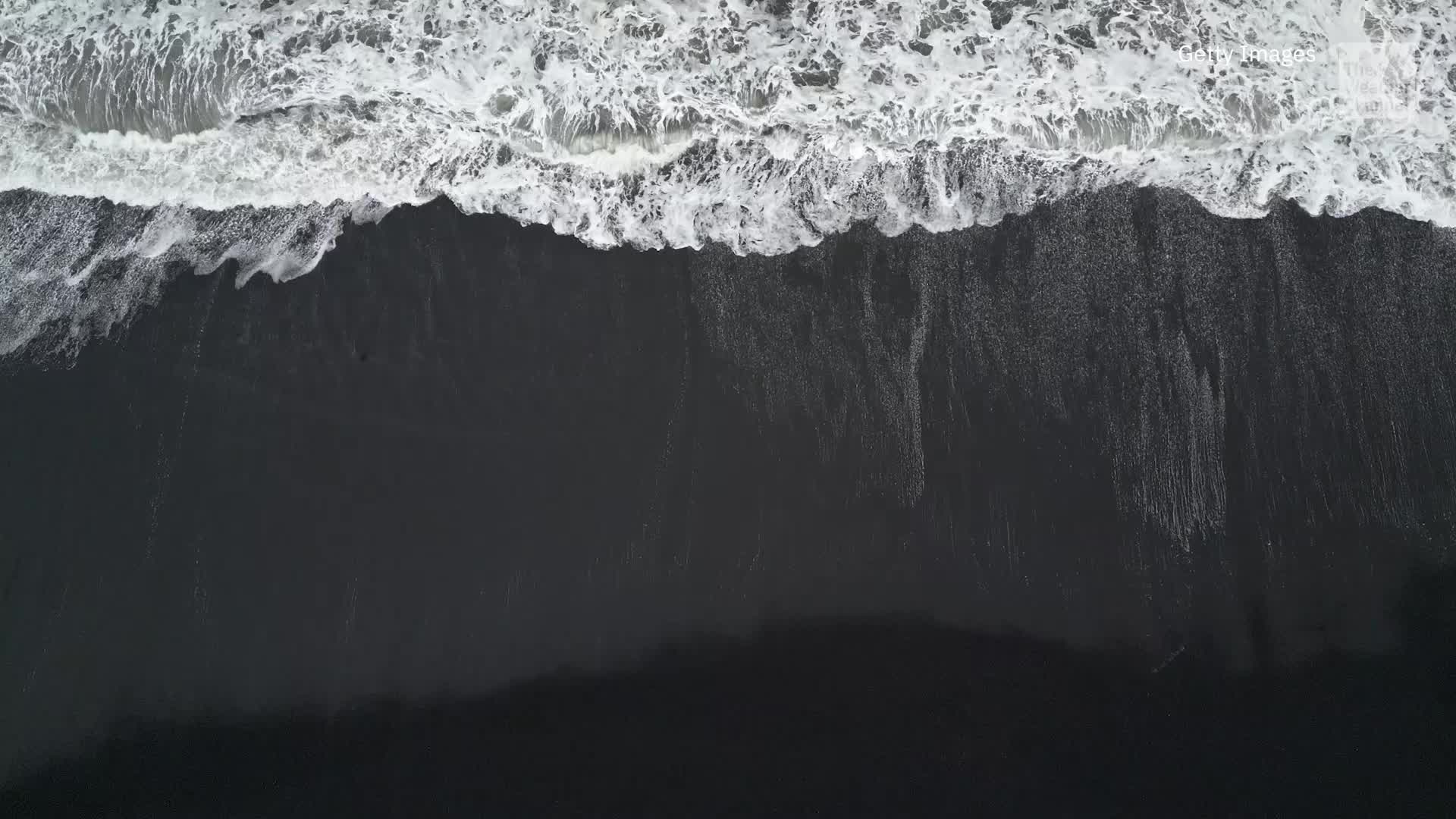 Watch: Iconic Iceland Black Beach Being Washed Away