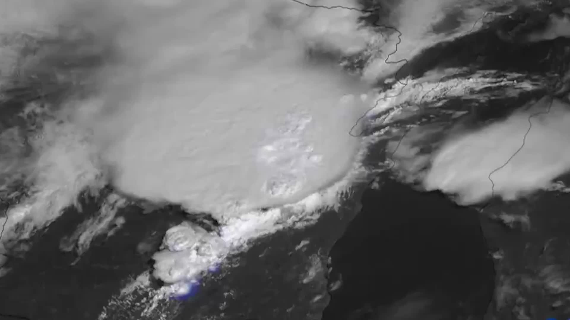 Watch Michigan Storms Light Up On Satellite