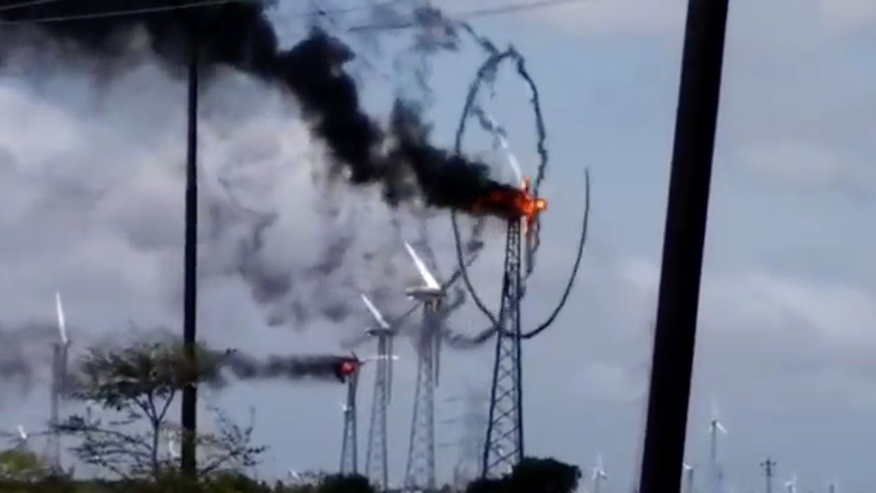 Watch: Wind Turbine Catches Fire in Jaw-Dropping Moment