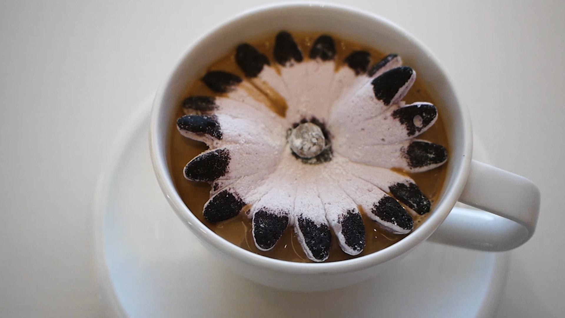 Watching This Flower Hot Chocolate Bloom