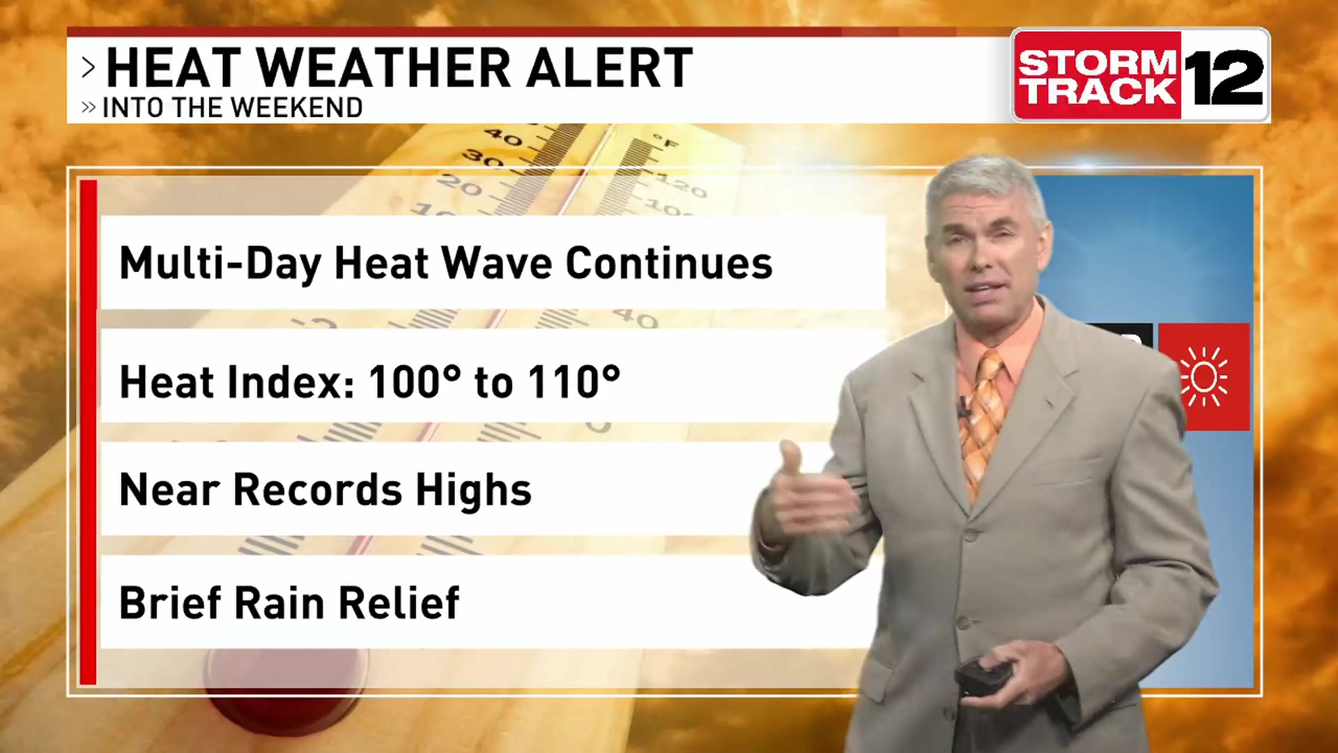 Eastern Carolina weather: Dangerous heat, severe thunderstorm risk &mdash; July 8, 2026