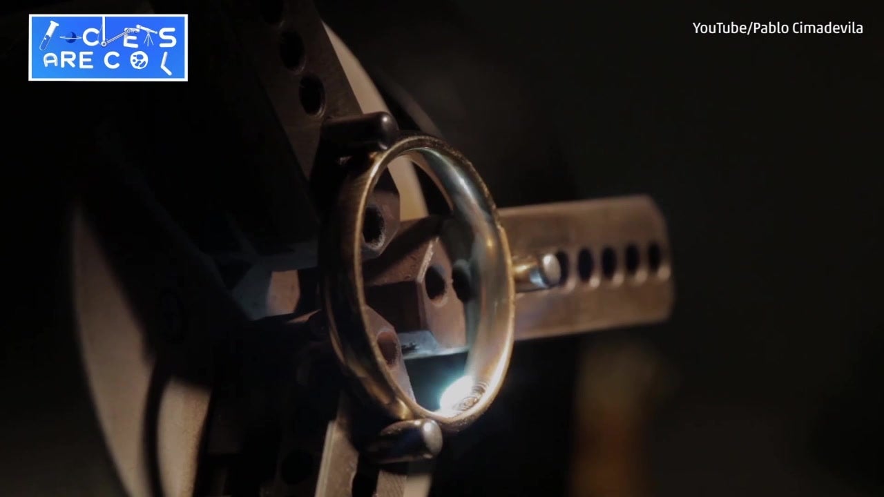 Wedding Rings Engraved with Fingerprints