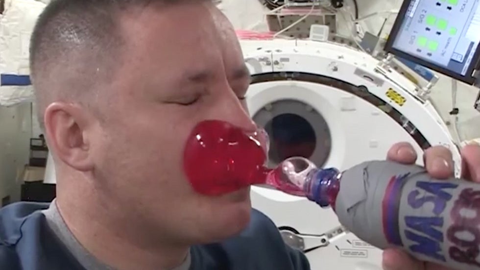 What Happens When You Blow Bubbles in Space?