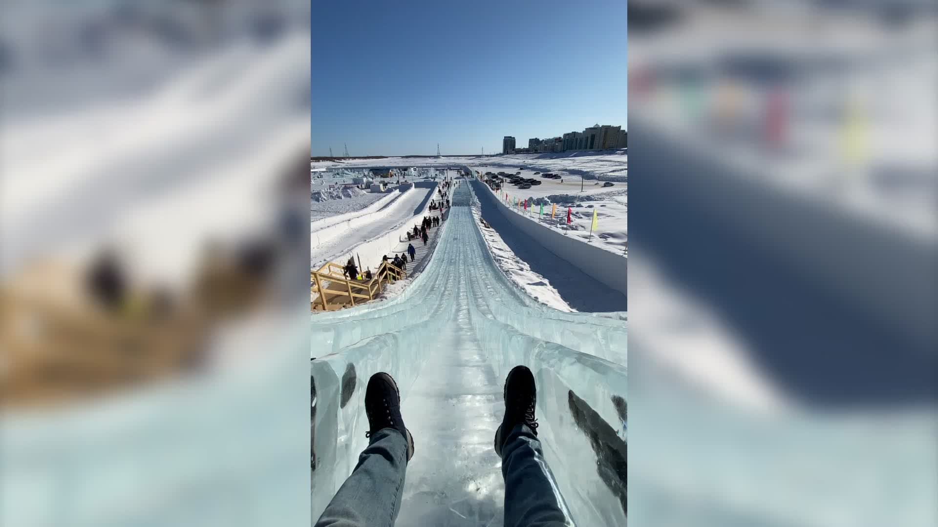 What It’s Like to Race Down an Ice Slide
