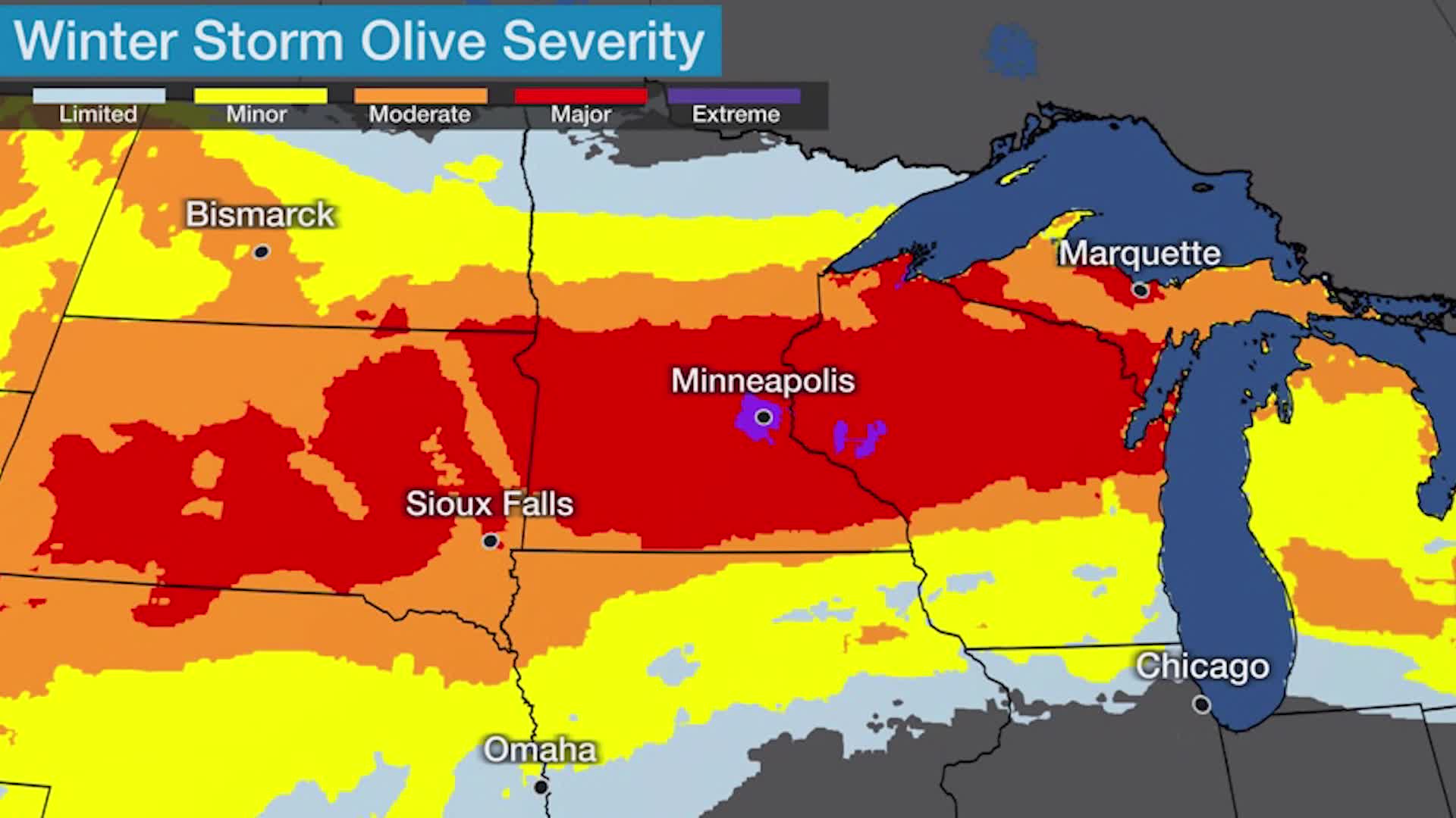Where Winter Storm Olive Will Dump The Most Snow