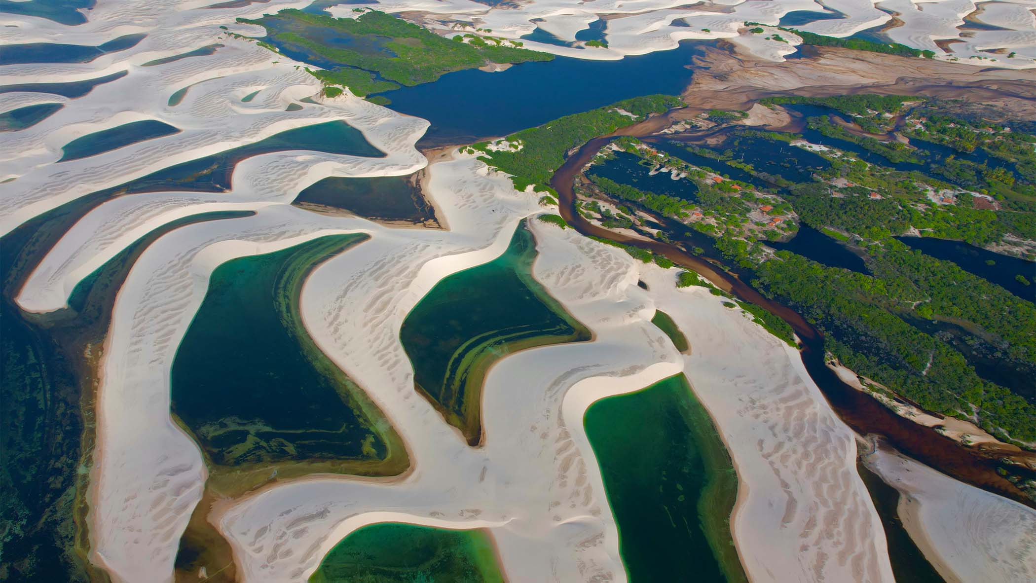 dunes and water