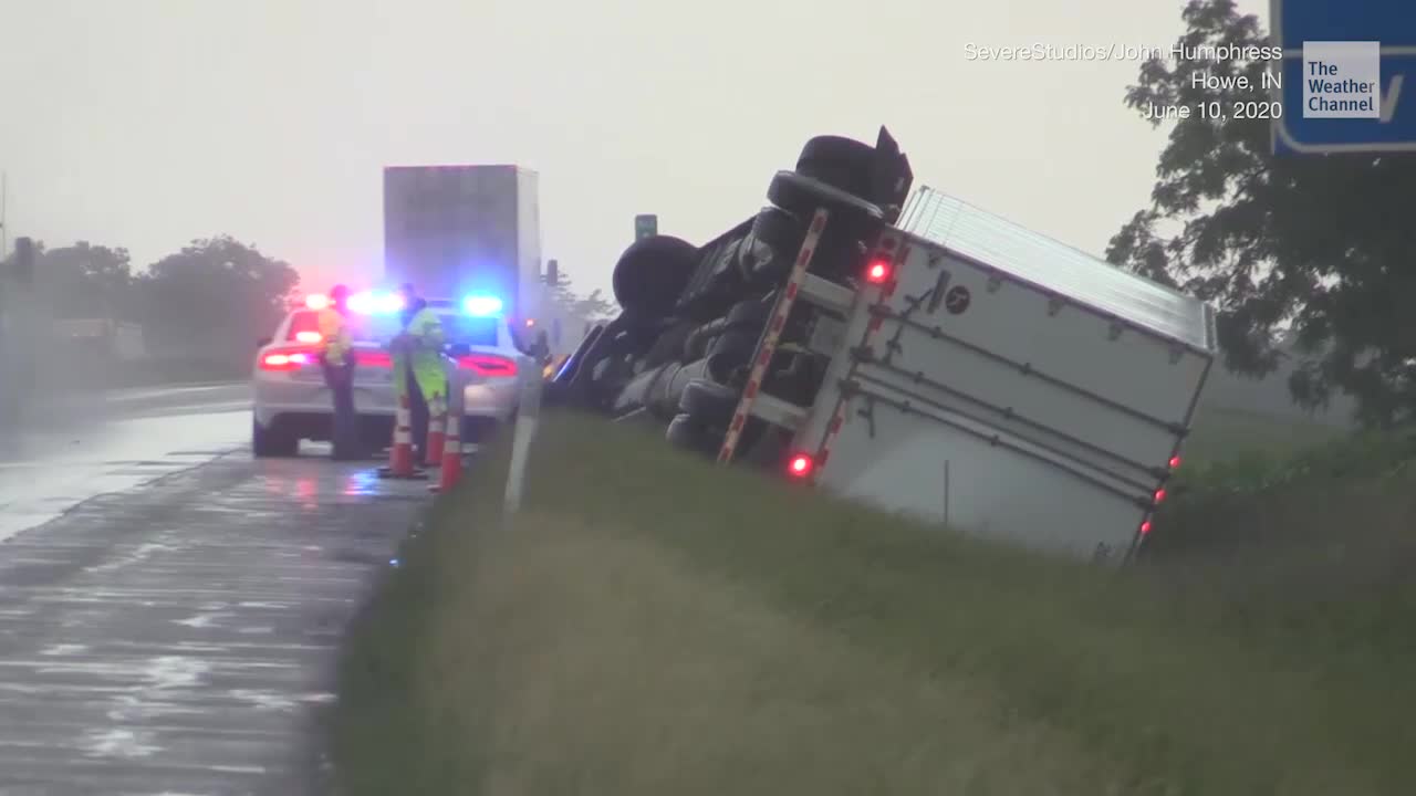 Why Strong Winds Can Cause Big Rigs to Flip Over