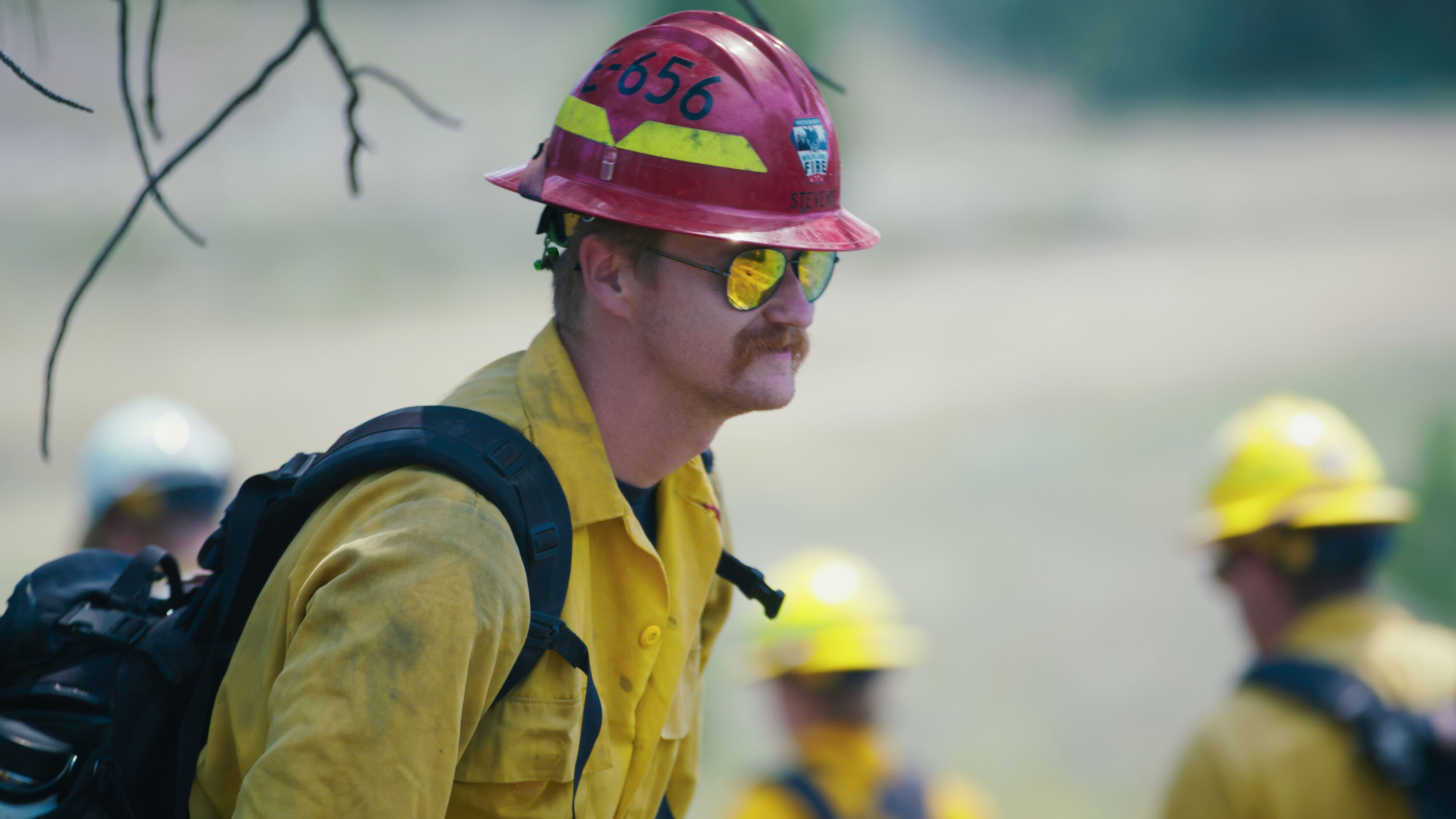 Riley Stevens, engine captain at the Hot Springs District South Dakota Wildland Fire and twin brother to Seth and son of Alan.
