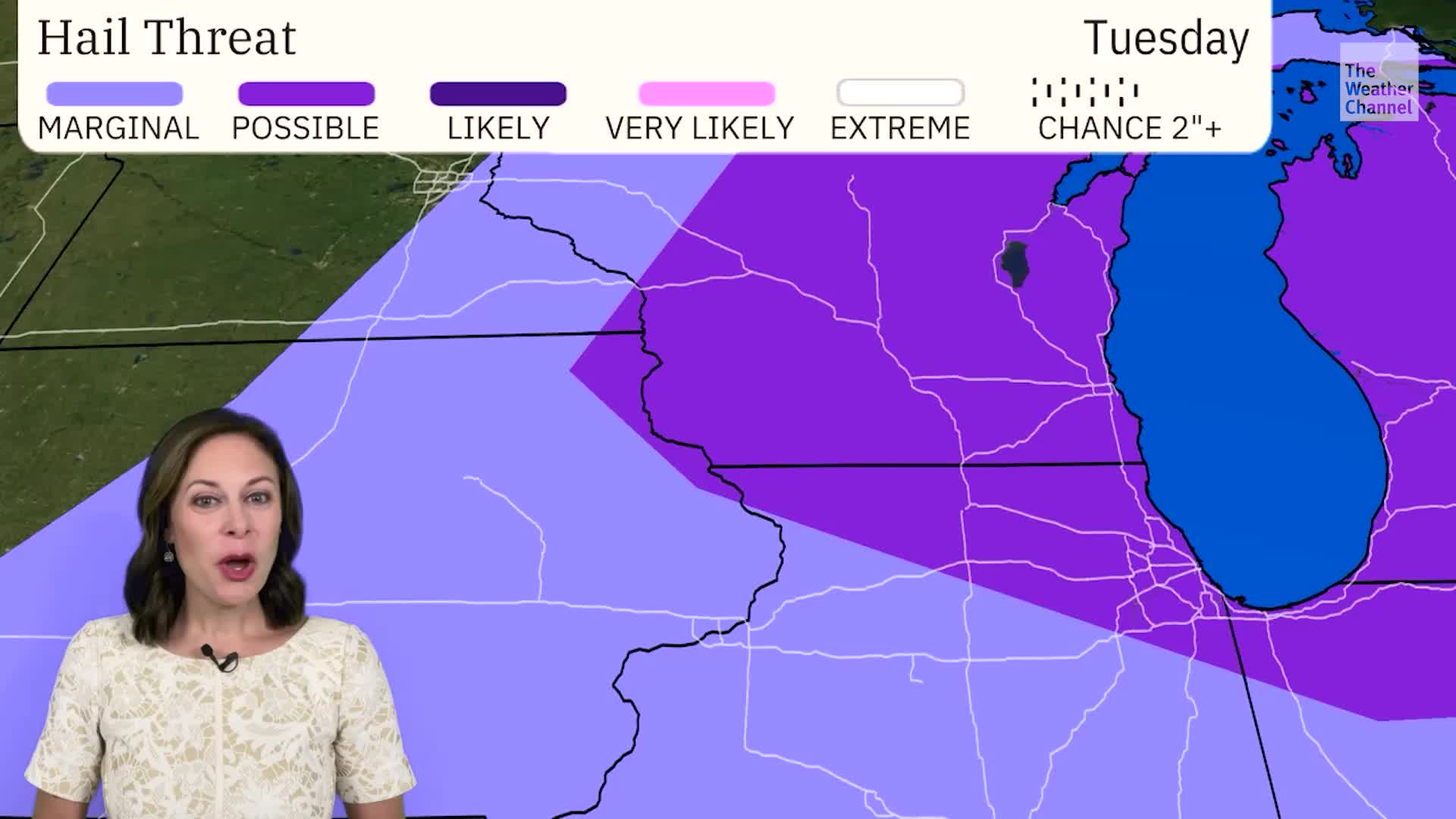 Wind, Hail, Tornado Threat For Chicago, Milwaukee Tuesday