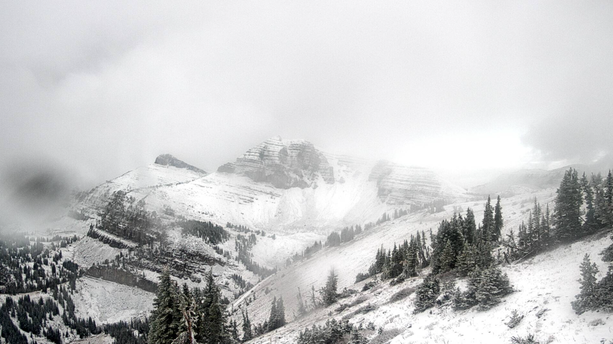Winter has arrived in the Tetons