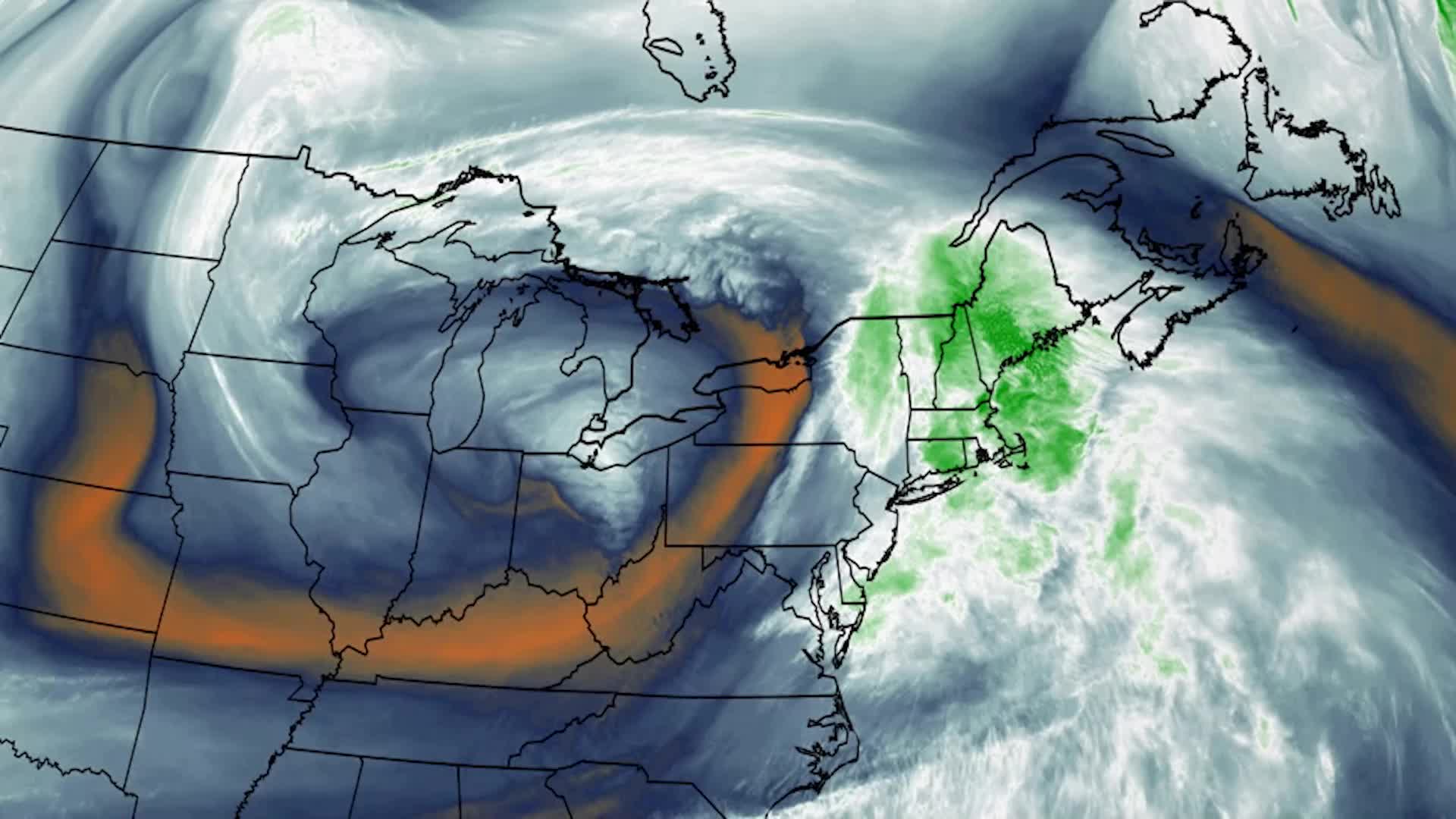 Winter Storm Brings Snow To Northeast As It Winds Down