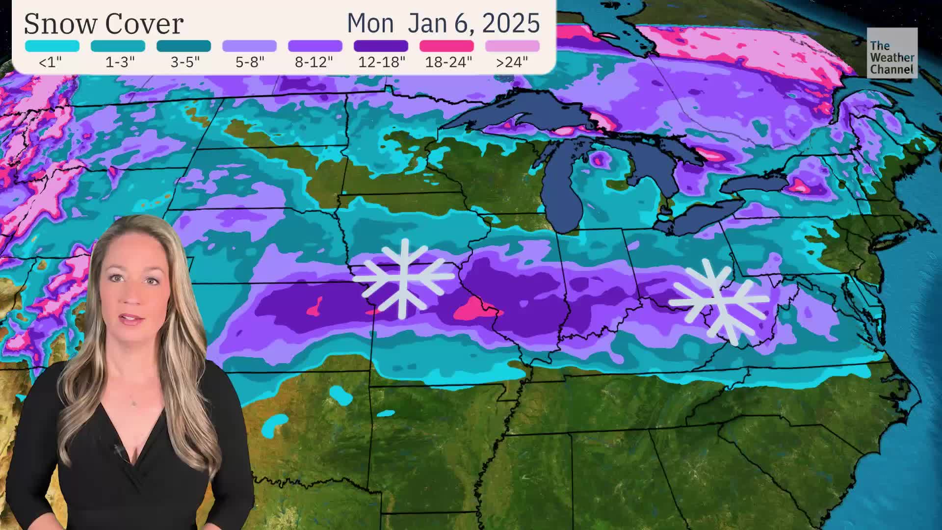 Winter Storm Continues To Dump Snow Over Mid-Atlantic Monday