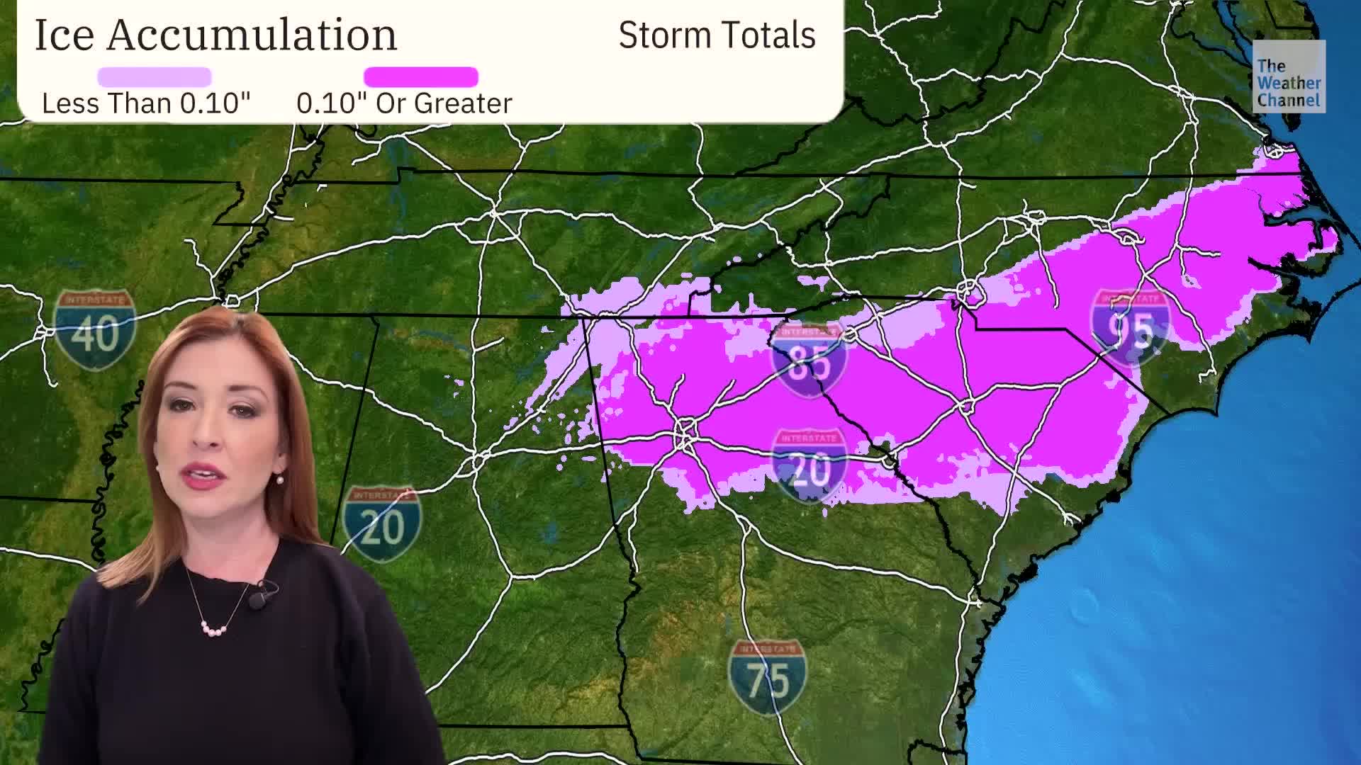 Winter Storm Cora Will Wrap Up Later Tonight, Ice Remains