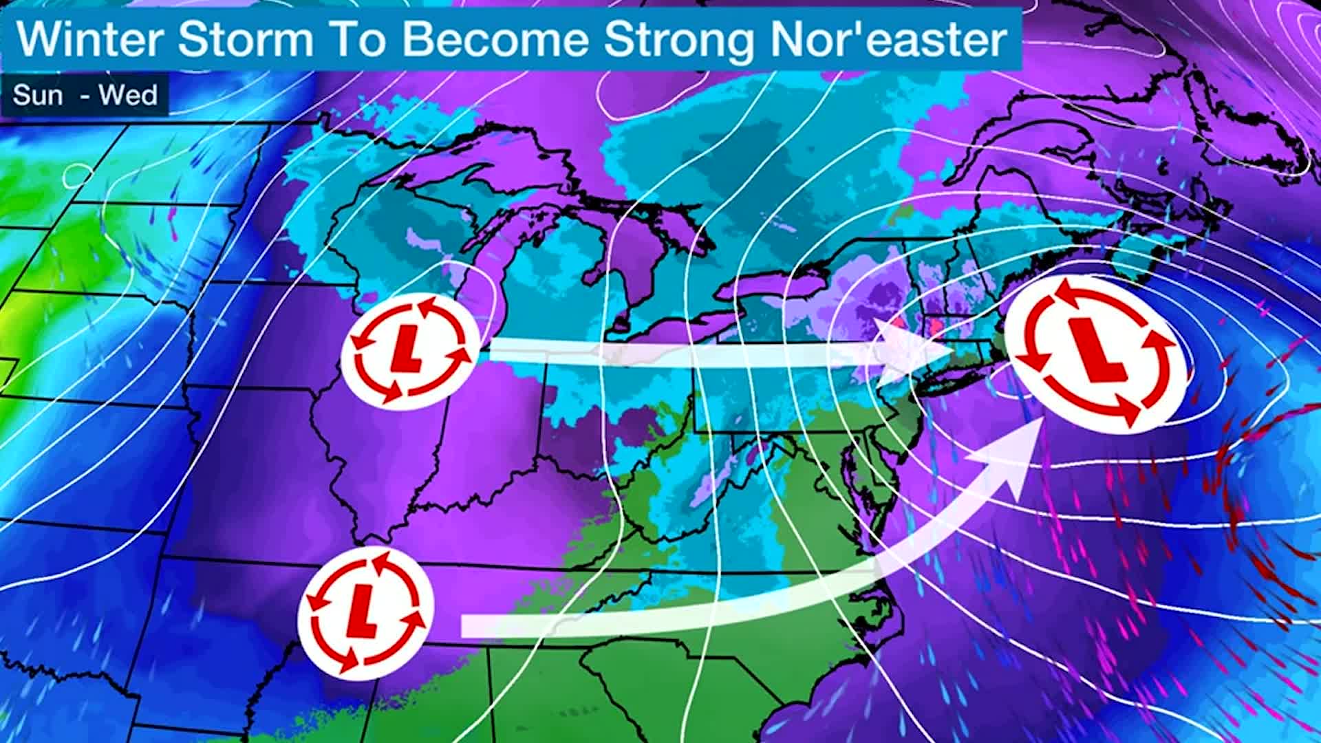 Winter Storm Could Turn Into Powerful Nor'easter