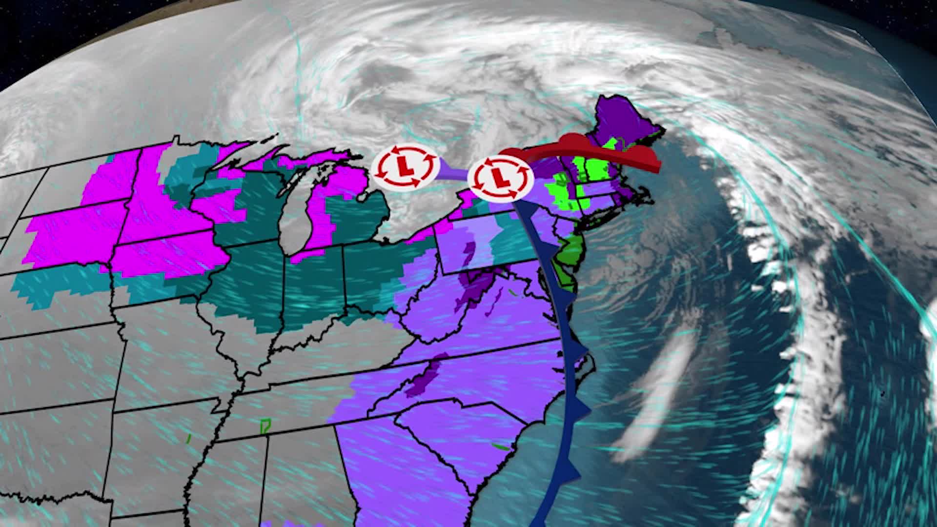 Winter Storm Elliott Continues To Cause Problems Around Great Lakes And Northeast