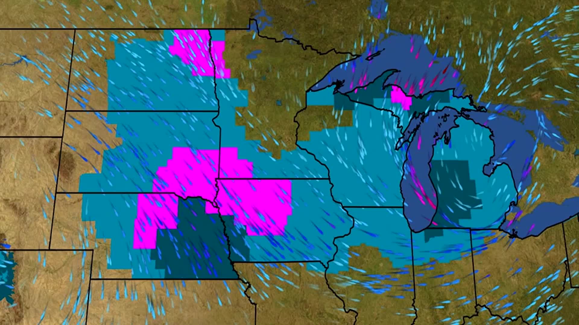 Winter Storm Gerri Bringing Snow and Wind To Great Lakes