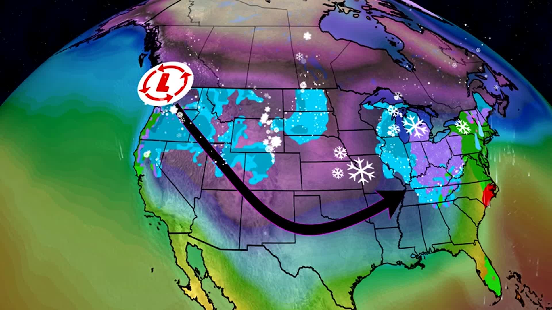 Winter Storm Gerri To Follow Similar Path Across The Country
