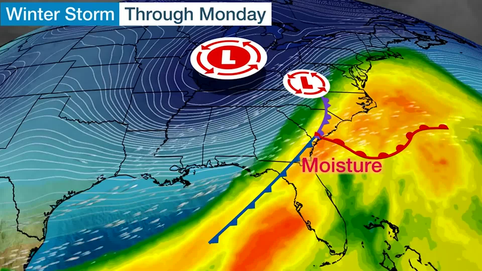 Winter Storm Moves Into Northeast