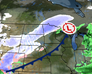 Winter Storm On The Move To N. Plains, Upper Midwest