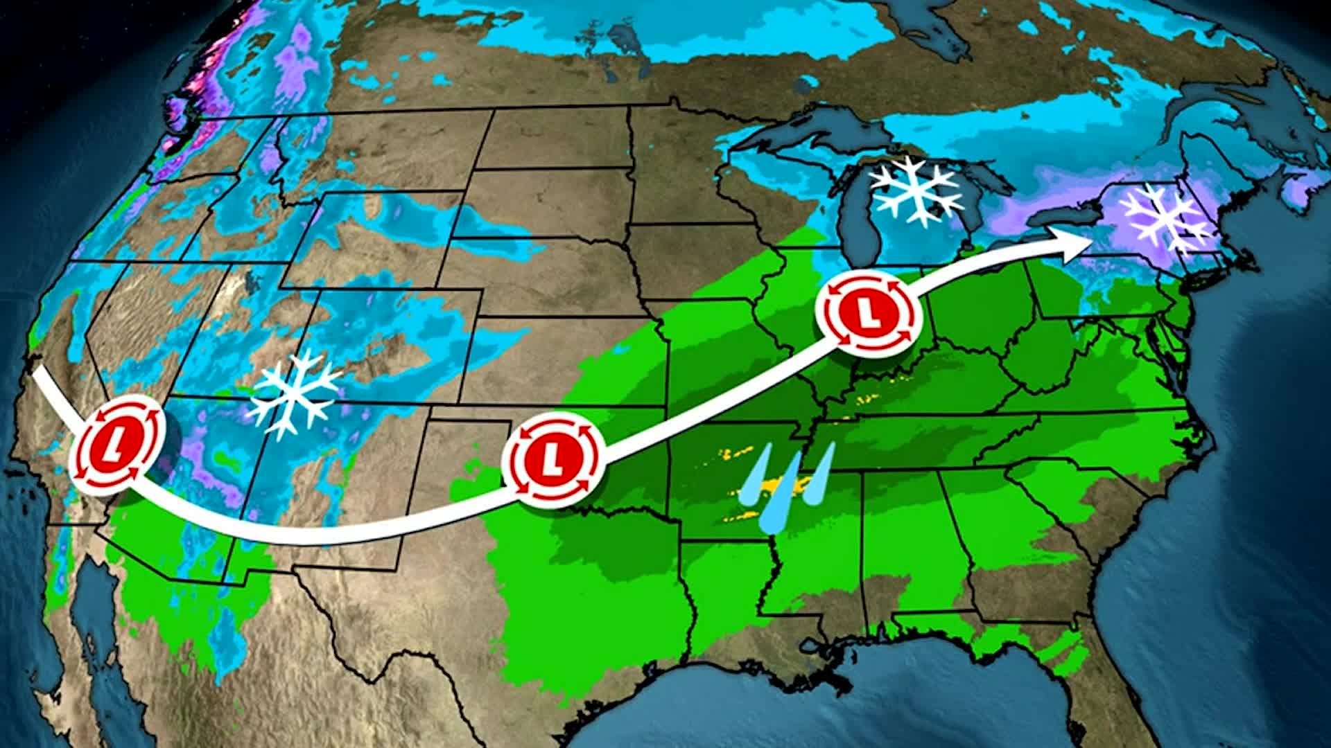 Winter Storm Quest Bringing Snow, Ice From Coast To Coast