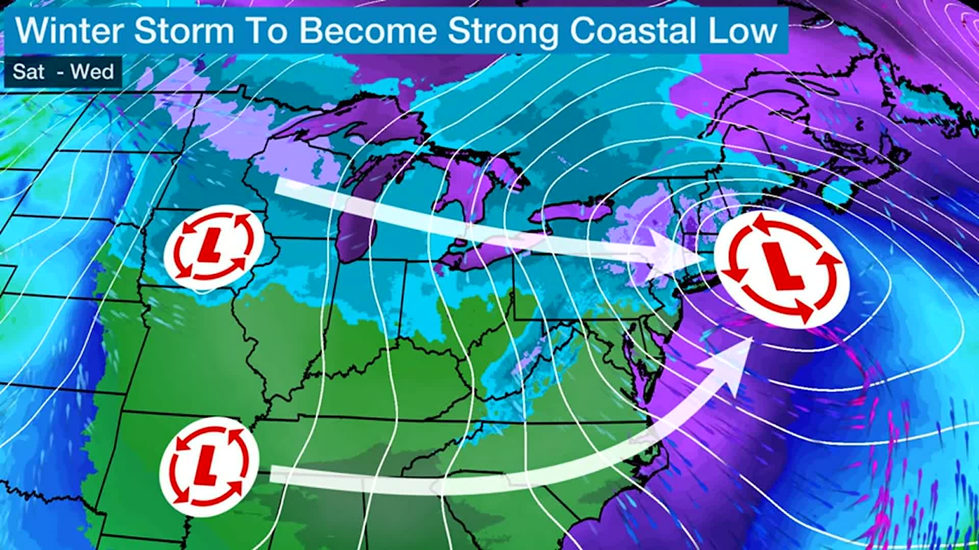 Winter Storm Sage Could Hit East With Snow, Rain, High Winds Next Week