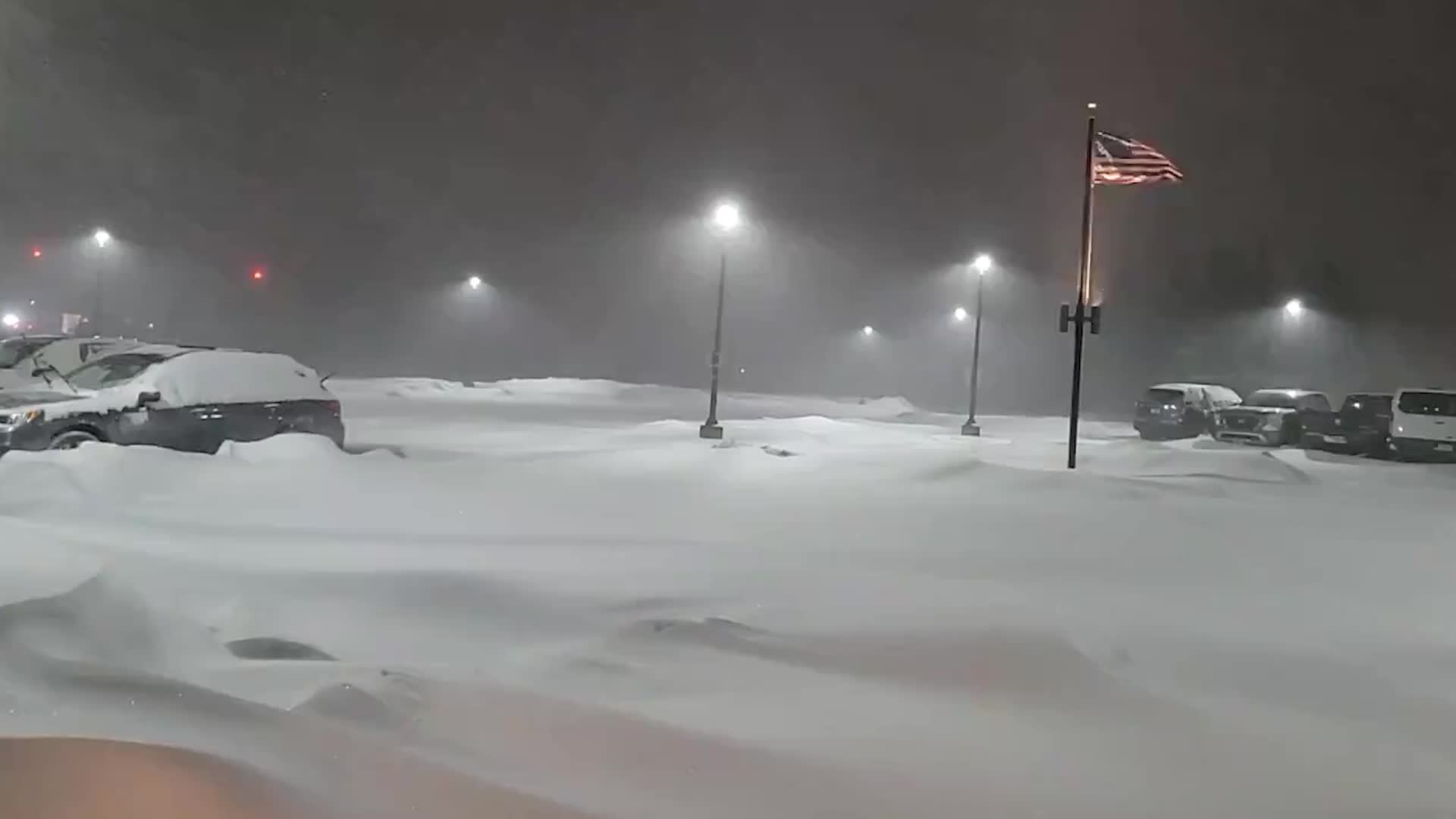 Winter Storm Slams New England, Downing Power Lines, Trees