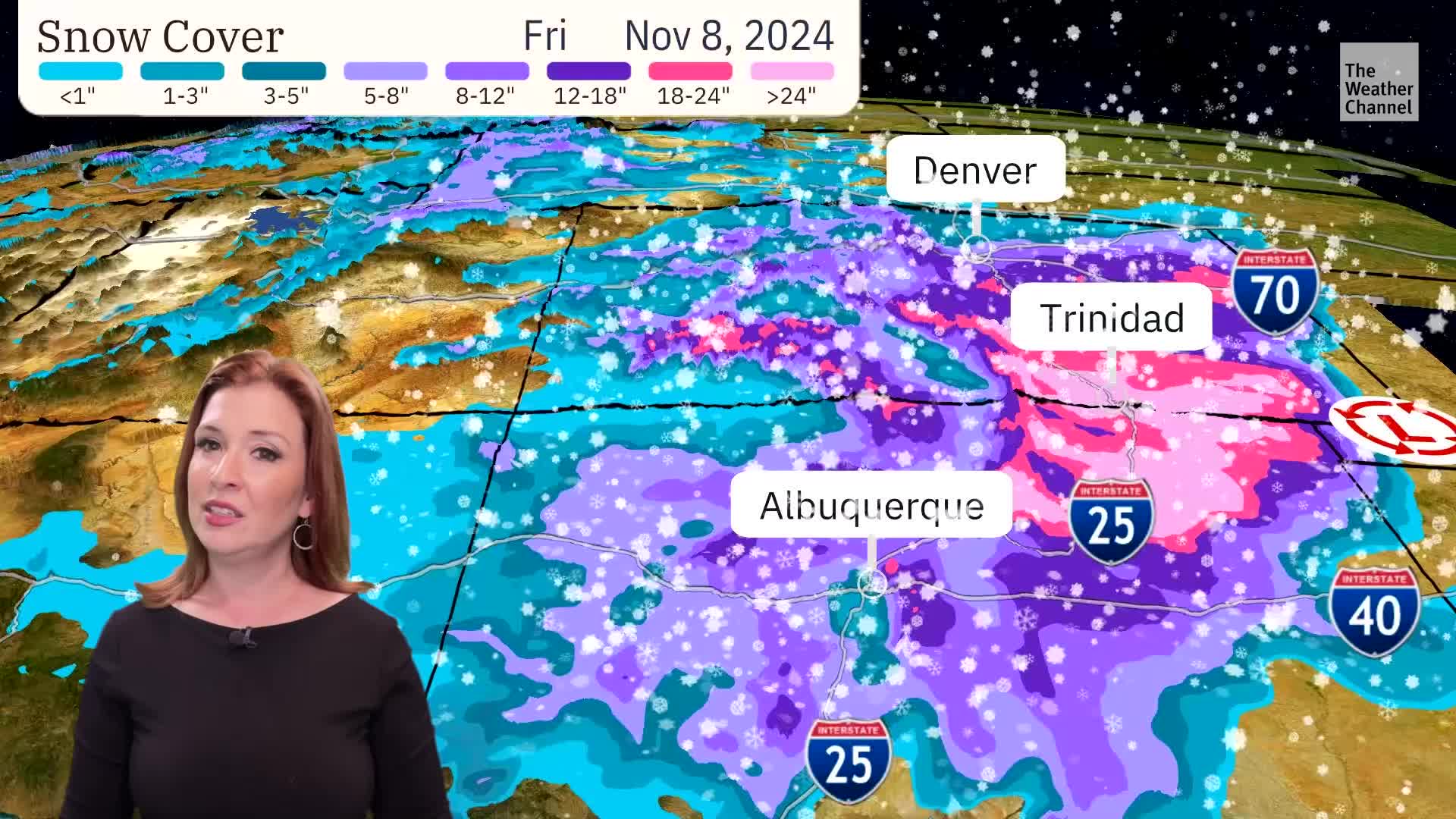 Winter Storm Slams Rockies With A Rainy & Severe Side