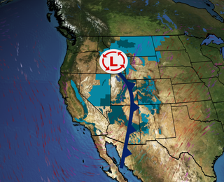 Winter Storm Sweeping Through The West