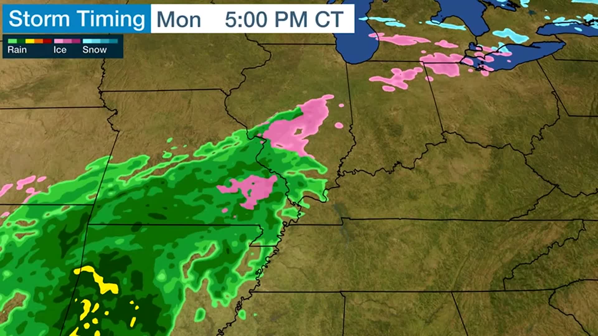 Winter Storm To Bring Ice, Snow Across Great Lakes Then Into New England