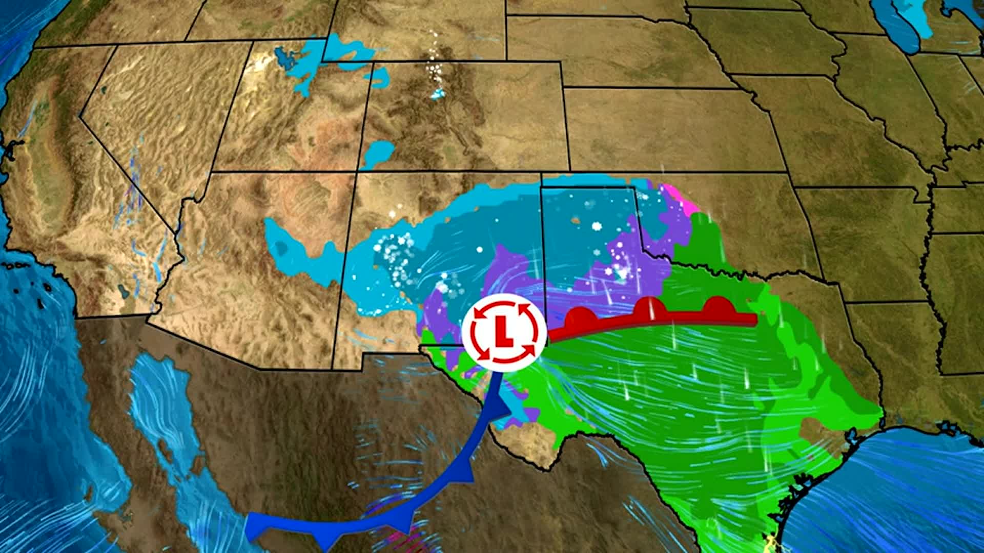 Winter Storm To Bring Snow From Southwest To Northeast Through Thursday