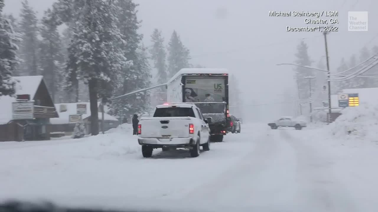 Winter Storms Dumping Snow Over The Plains And Western US