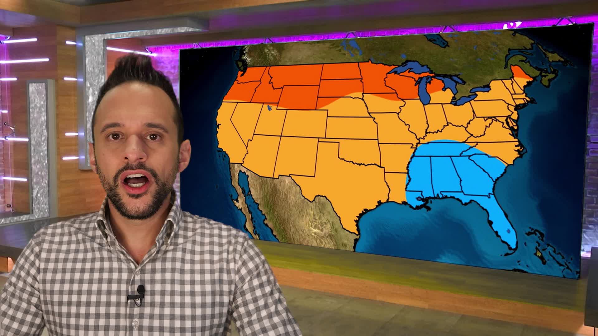 Winter Temperature Outlook Shows Impact Of El Ni&ntilde;o