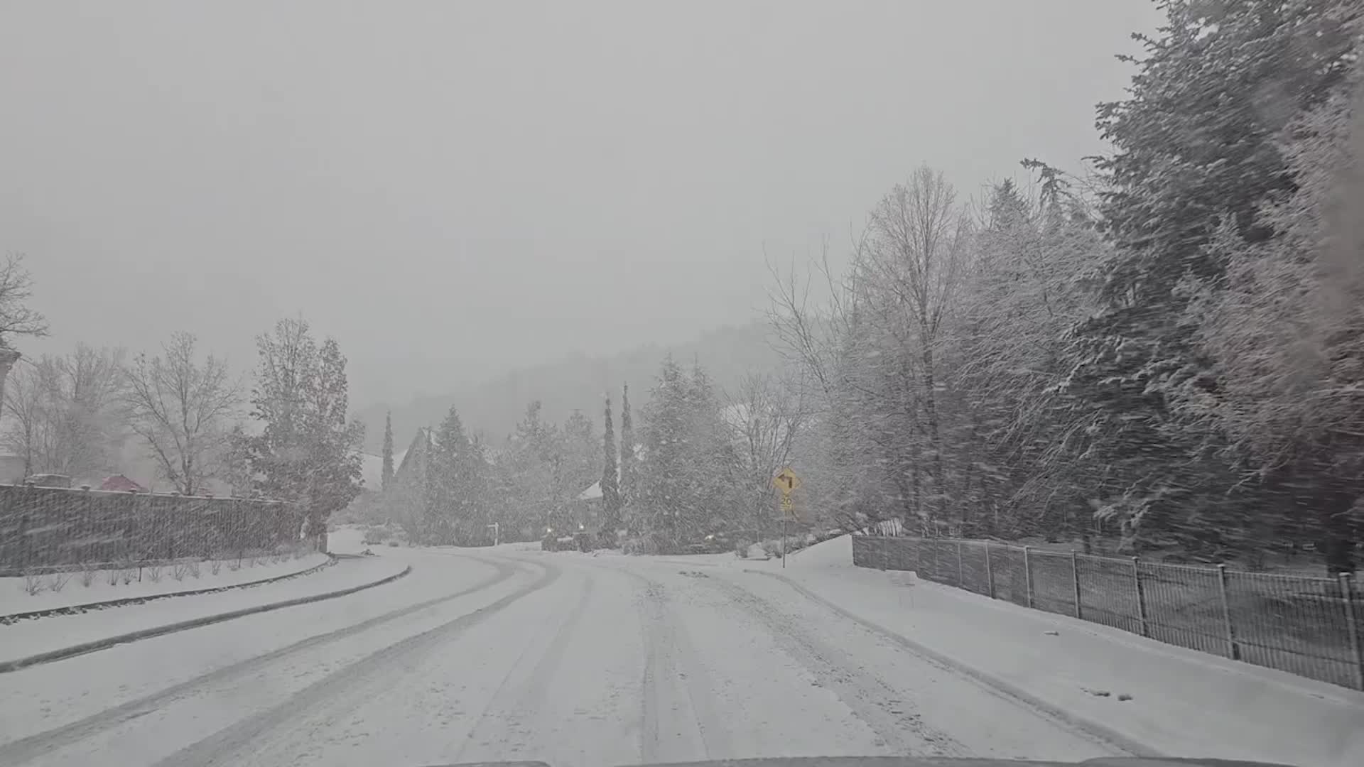 Wintry Mix Makes Roads Hazardous In Utah