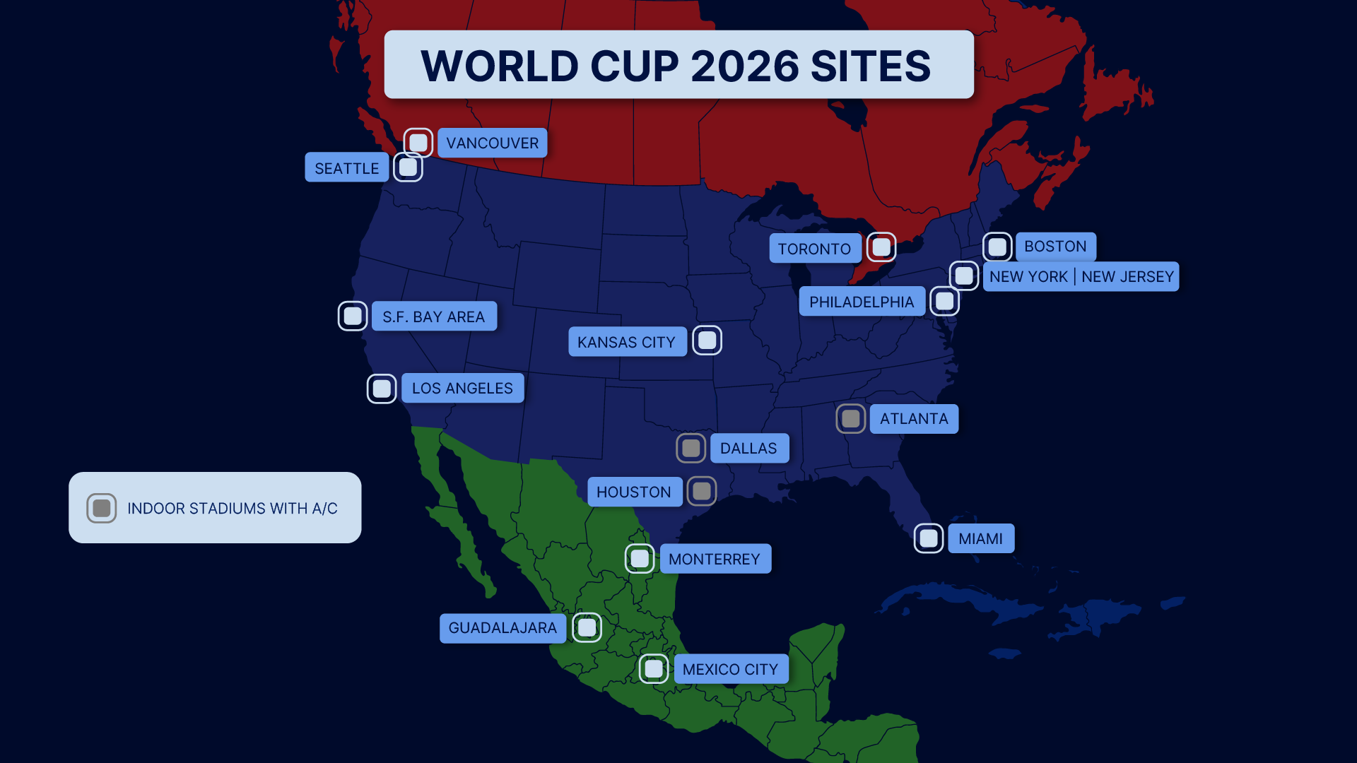 World Cup 2026 cities